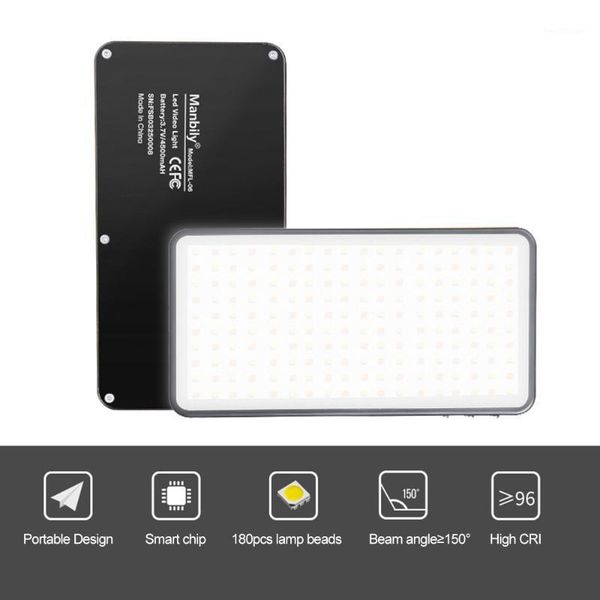 

manbily 8w fill light selfie led light camera lamp usb adjustable brightness dimmable color temperature for live taking pictures1