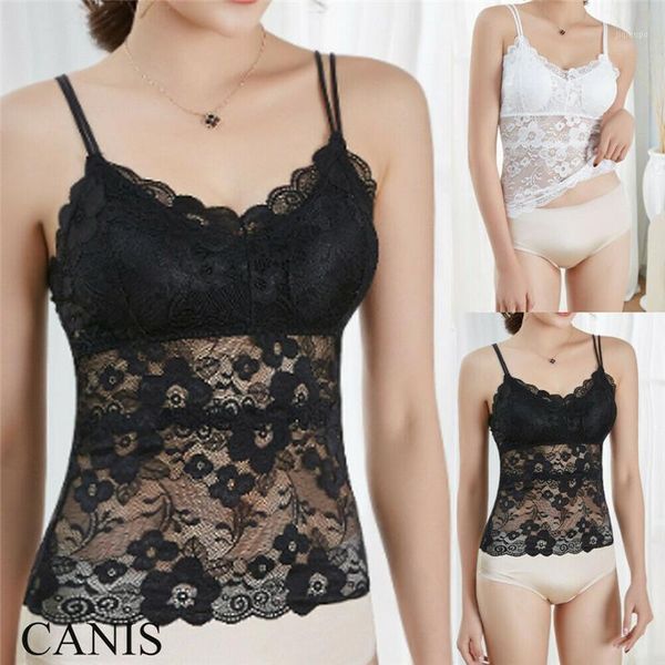 

camisoles & tanks women casual sleeveless lace tanks1, Black;white