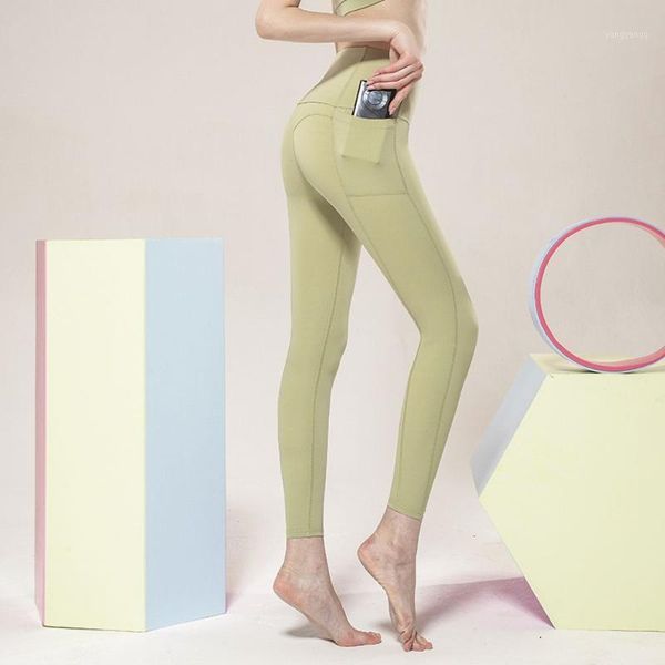 

women's leggings high waist leggings fashion patchwork leggins women stitching nude pocket pants fitness pants girl leggins1, Black