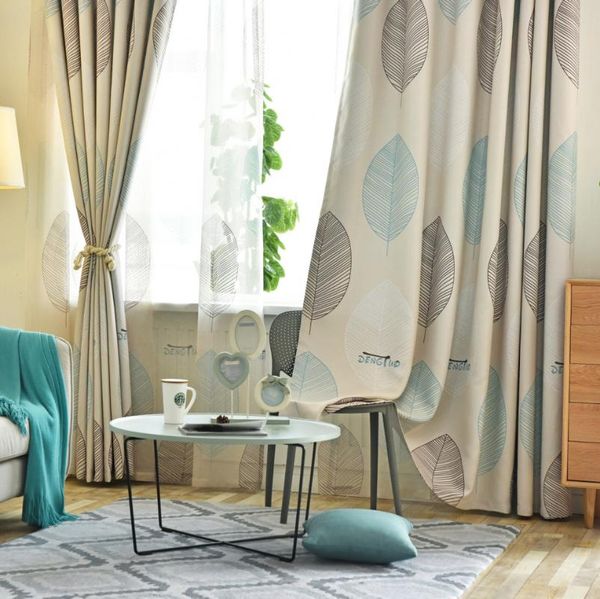 

nordic simple modern children thicken shade curtains for living dining room bedroom.