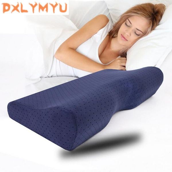 

pillow butterfly shaped bedding pillows memory foam cervical orthopedic neck health care slow rebound sleeping