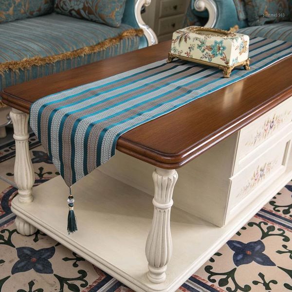 

modern embroiderytable runners with tassels table decoration home for outdoor wedding party birthday1