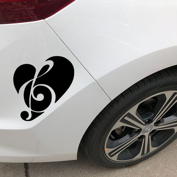 

car stickers love music fashion decoration accessories decals creative waterproof sunscreen ,16cm*15cm