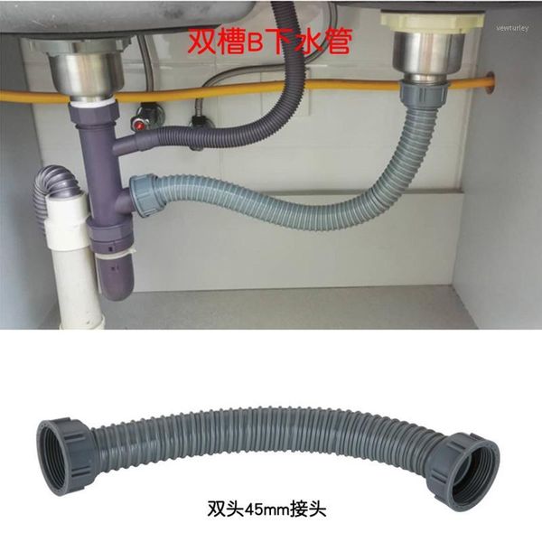 

kitchen faucets water pipe joint connector 50 mm underwater deodorant seal ring plug for deodorization pest control fittings1