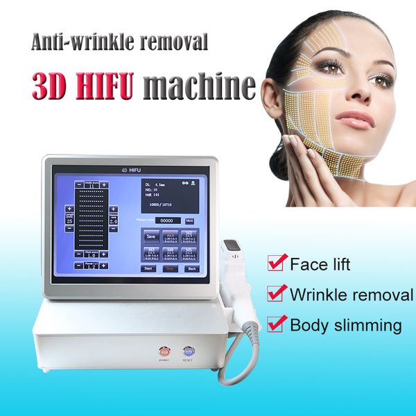 Другое косметическое оборудование Новая 3D Hifu Ultrasounce Match Matcher Hifu-Ultrasound Shaper Scanner Scanner Scanner Cellulite Машины удаления целлюлита