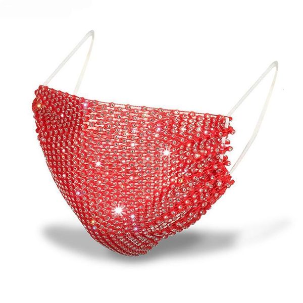 

face dhl female shipfashion with designer drill mask sun protection masks summer decoration rhinestone facemaoutletfo3u