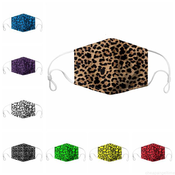

factory adjustable face washable dustproof leopard pm2.5 mask outdoor sports riding cycling print cotton mouth mas
