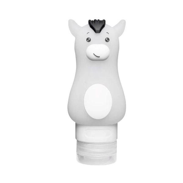 

storage bottles & jars cartoon empty silicone refillable travel squeeze dispenser for lotion shampoo bath tube liquid cream container