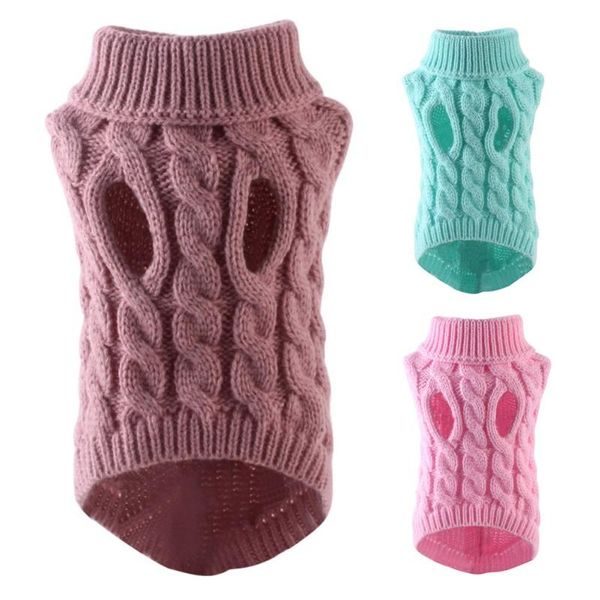 

pet winter warm clothes pet sweater dog clothes jumper sweater for small large dogs clothing coat chihuahua outfits