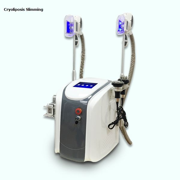 

2021 cryoliposis slimming fat cell ing machine 4 in1 lipo laser pads vacuum cavitation rf cryoliposis fat reduce machine