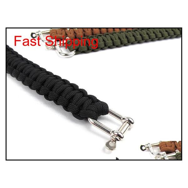 

10 pcs cobra paracord bracelets kit military emergency survival bracelet charm bracelets qylnkh five2010