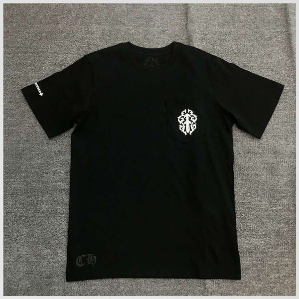 

2021ss весенний летний прилив новый санскритский меч классический печатный croxin хлопок круглые шее футболка для мужчин и женщин, Black