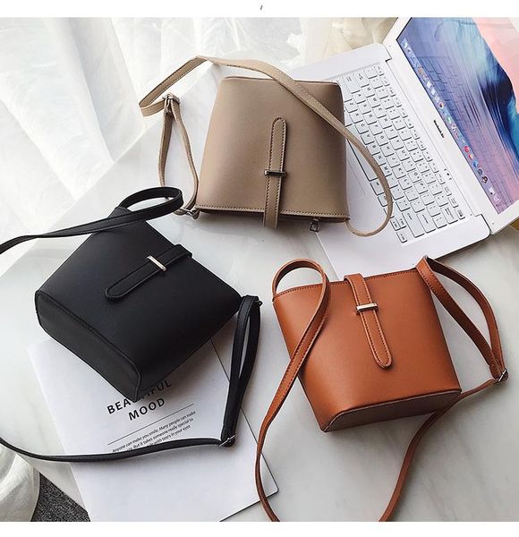 

chispaulo saling bucket bag pu leather single shoulder bags for women