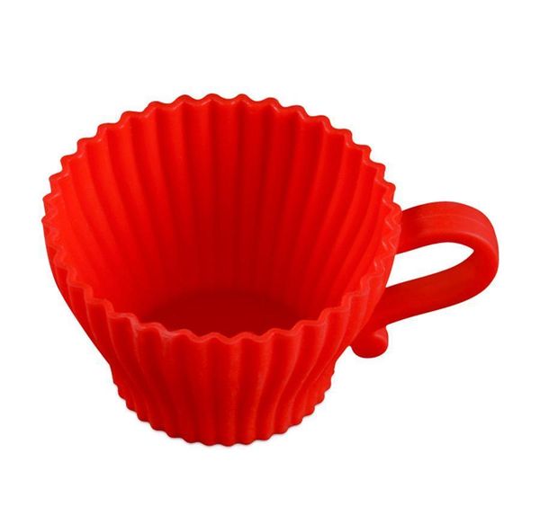

new soft round sile cake mold with handle muffin chocolate sile mold cupcake liner baking cup mold egg bbyptv sweet07