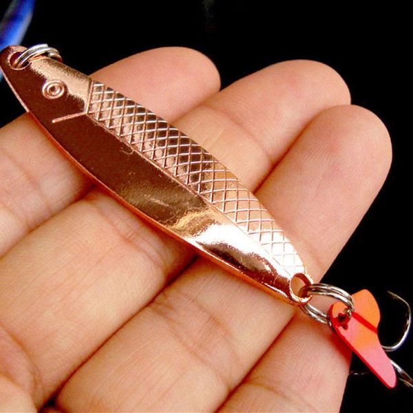 

1шт 4см 4g медь ложка lure металл jig winter ice fishing spinner приманка жесткие приманки рыбалка bass wrobbler для рыбной ловли щуки bbywg