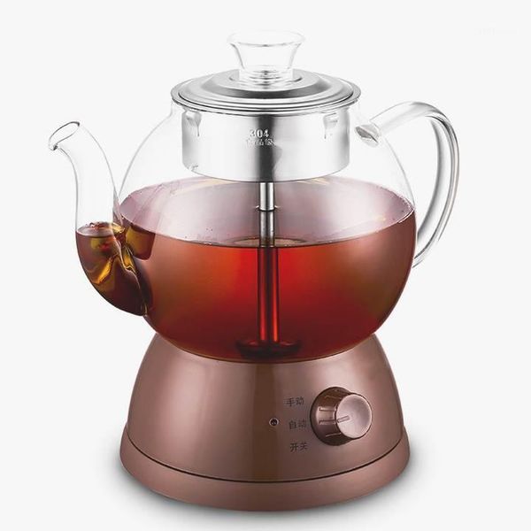 

electric kettles wa-901 220v 600w 1l automatic cooking pot kettle 304 stainless steel high borosilicate glass two gears 18x10cm1