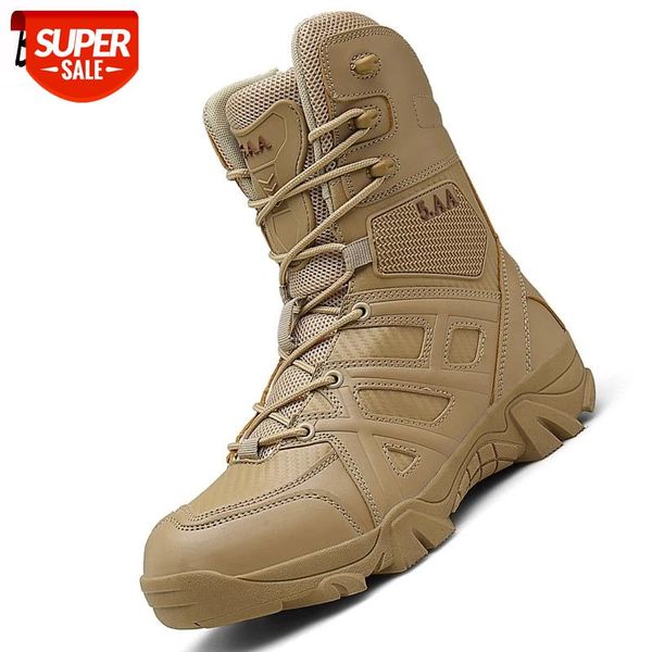 

classic men's shoes brand men's boots outdoor tactical men military boots non-slip safety shoes mans footwear #ae54