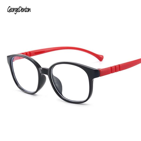 

sunglasses oval blu-ray glasses clear regular computer learning online classroom to lmprove comfort and anti-blue light children's, White;black