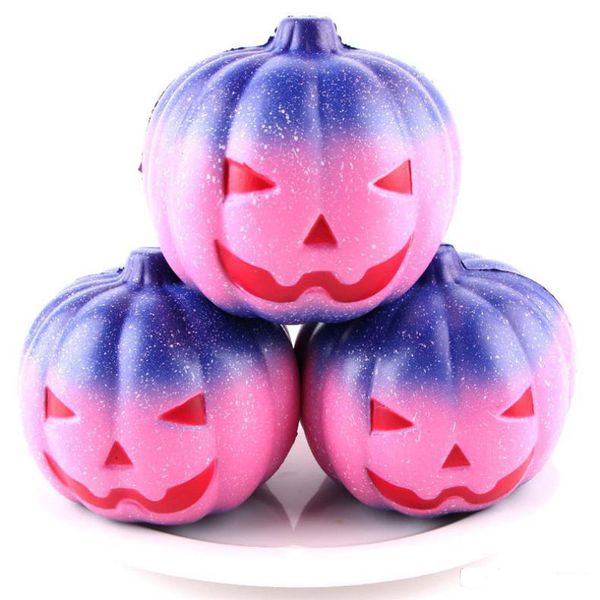 

hallowmas squishy starry pumpkin head 10cm slow rising rebound decompression toys squishies hand squeezed toy children halloween gifts