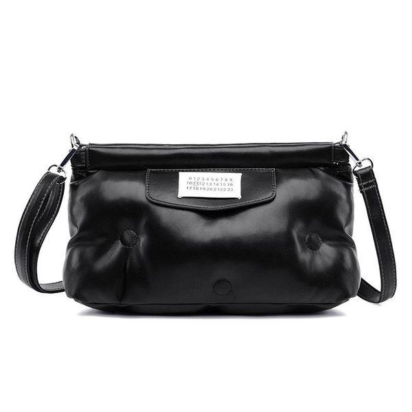 

feather down crossbody bags for women 2021 new winter pu down shoulder handbags fashion trend female travel clutch vintage bag