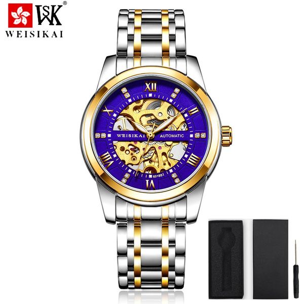 

weisikai fashion mens часы tourbillon водонепроницаемые матерические механические часы мужская нержавеющая часы relogio masculino sqcpjd, Silver