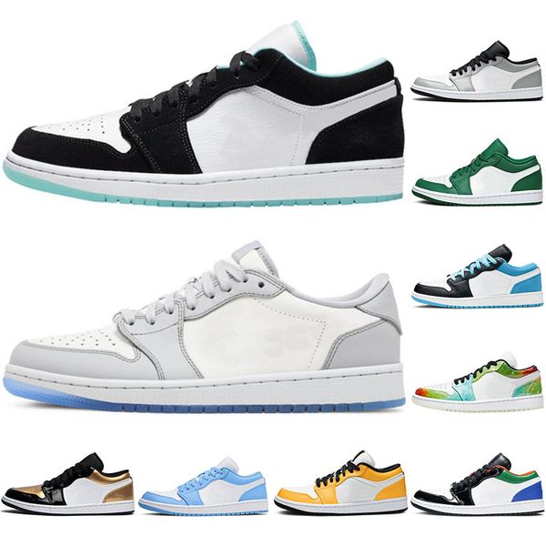 

2021 new low 1 basketball shoes 1s jumpman mens womens gym red pine green shadow chicago black toe sports running sneakers trainers 36-45