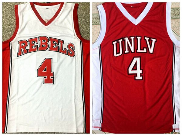 

retro larry johnson jersey #4 unlv rebels basketball college man women youth basketball jerseys stitched, Black