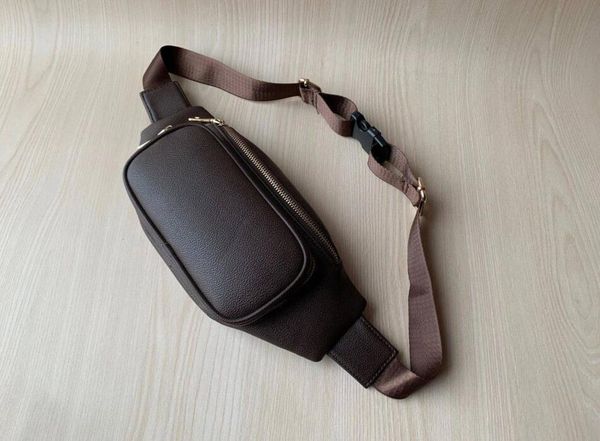 

men and womens stlye zipper bumbag bag cross body shoulder bag waist bags temperament bumbag cross fanny pack bum waist bags n44201
