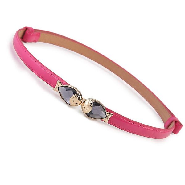 

женщины роскошный патентный кожаный пояс мода дизайн горячая черная красная тонкая настройка пояса вечеринка золотая рыба пряжка роза цветок, Black;brown