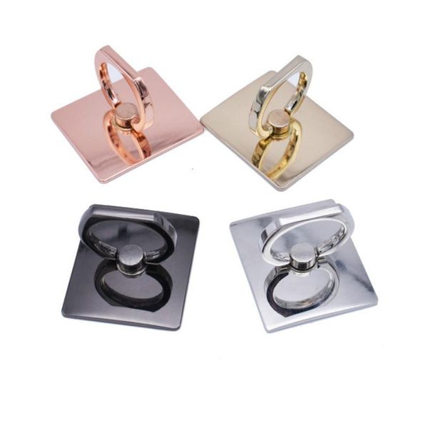 

квадрат мобильный телефон кольцо кронштейн electroplated цельнометаллическая square ring кронштейн подарков для мобильного телефона держател