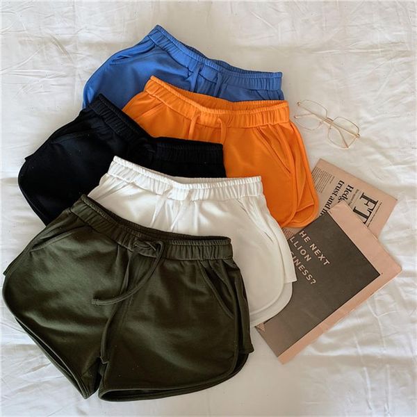 

women shorts 2021 loose casual shorts yo ga short feminino beach short womens clothing drop shipping, White;black