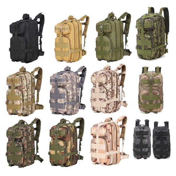 Oudor Sports Sports Tactical Camo 3p 25l Backpack Pack Camouflage Bag Rucksack Knapsack Assault Combat No11-001b