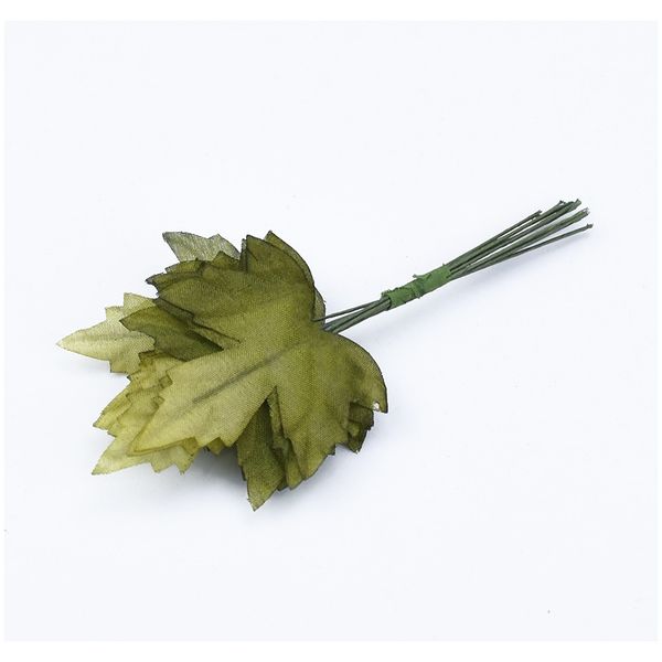 

12шт поддельных листьев шелковые зеленые листья для вечеринки свадьба украшения дома скрапбукинг ремесло diy подарки коробка дешевые искусст