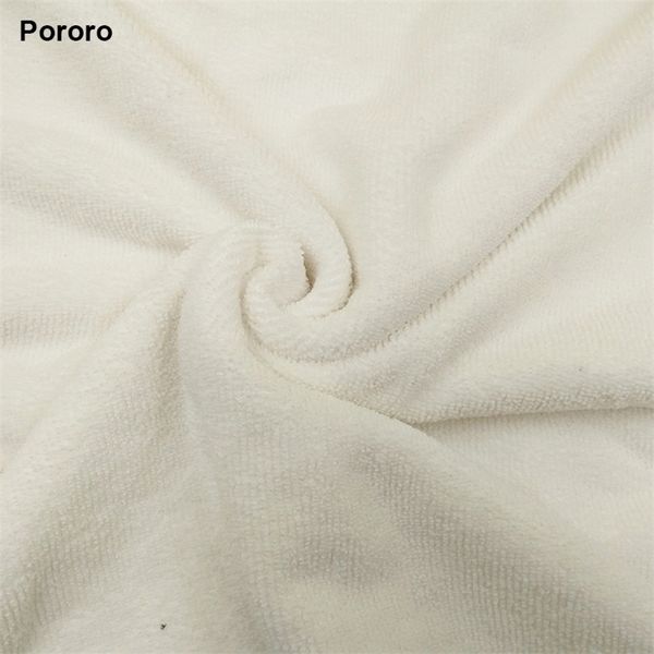 

pororo white color super absorbent microfiber fabric for reusable baby cloth diaper 201117