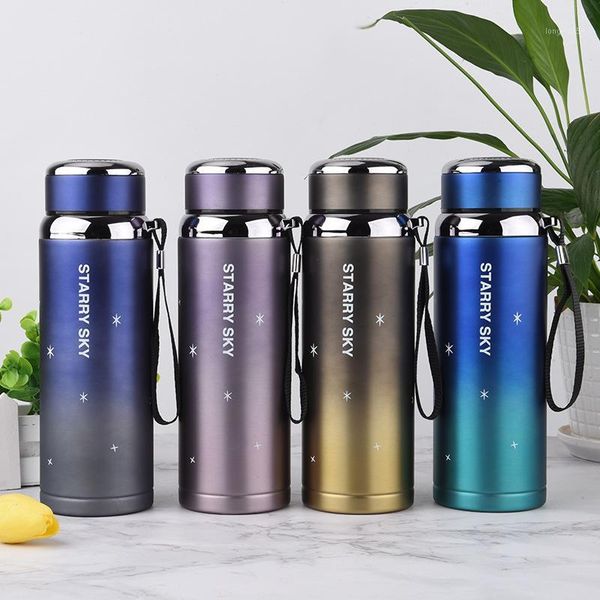 

double-wall insulated vacuum flask 304 stainless steel water bottles water coffee mugs travel cup portable vacuum flasks1