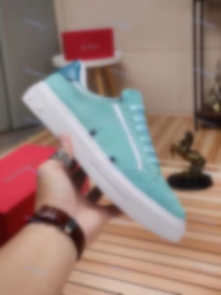 

2021 sale new luxe design sneakers sports casual shoes trainers walking vintage leather embroidery trainer leather flats large size 38-45, Black