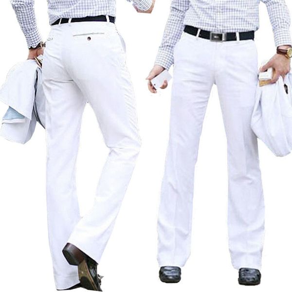 

burnt new men's will see suit straight british leisure feet warm formal pants for men size 37 gzn0, White;black