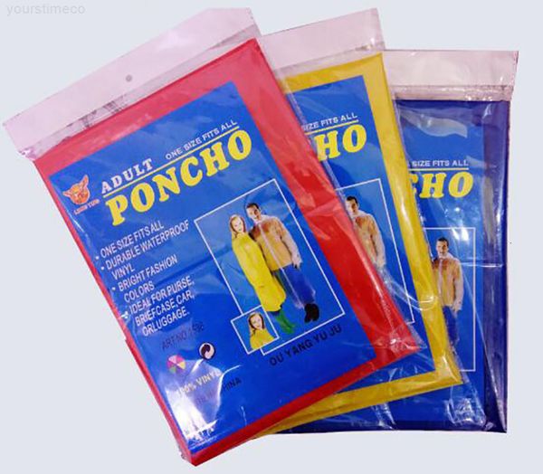 

rainwear raincoats poncho portable travel one-time disposable pe coat rain wear gifts mixed colors