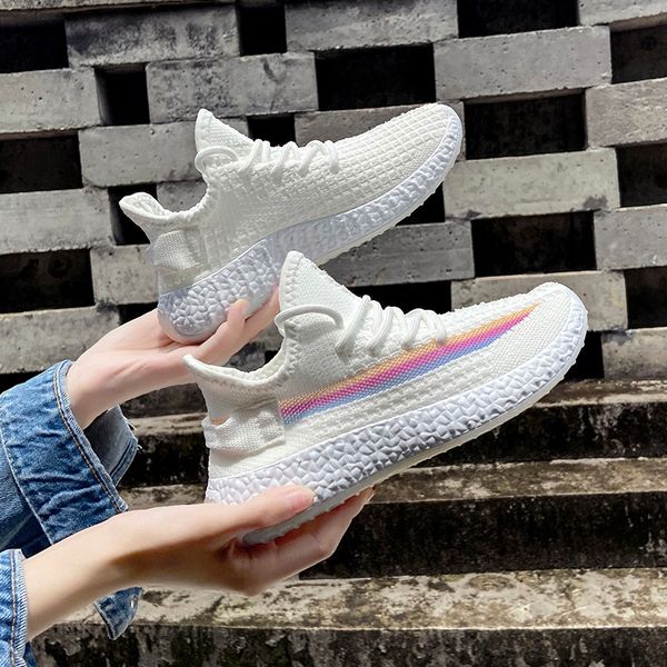 

droshipping brand fashion women outdoor shoes mesh chaussures de femme womens white comfortable lightweight walking shoes sports sneakers