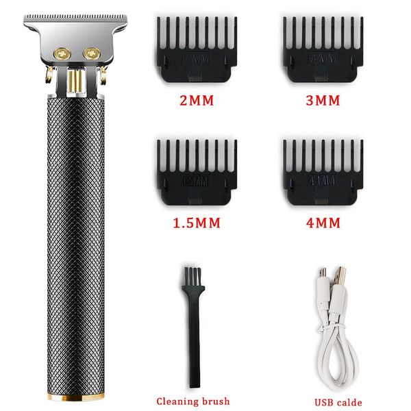 

usb аккумуляторная t9 baldhead hair clipper электрические волосы триммер для волос беспроводная бритва триммер 0 мм мужчины парикмахерская м