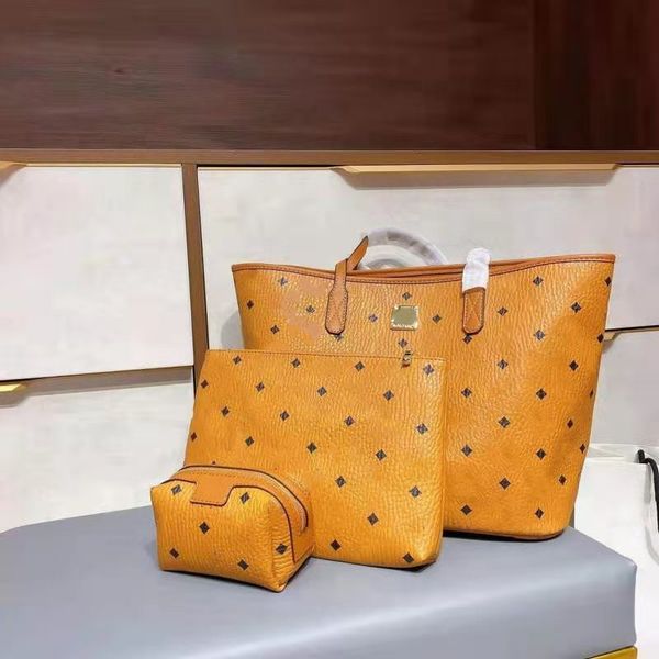 

designer designed shopping bag shoulder bag three piece set