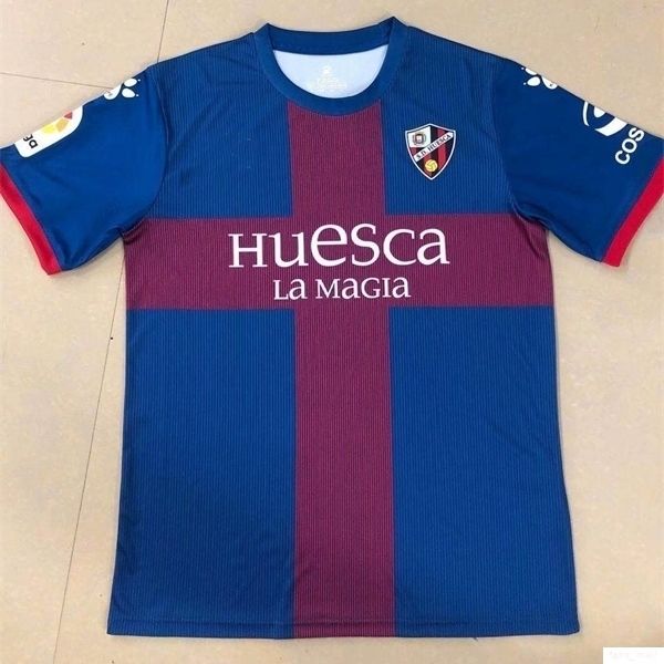 

20 21 sd huesca soccer jersey cristo okazaki sergio sergio gomez j.pulido insua custom home red football shirt uniform camiseta de futbol, Black;yellow