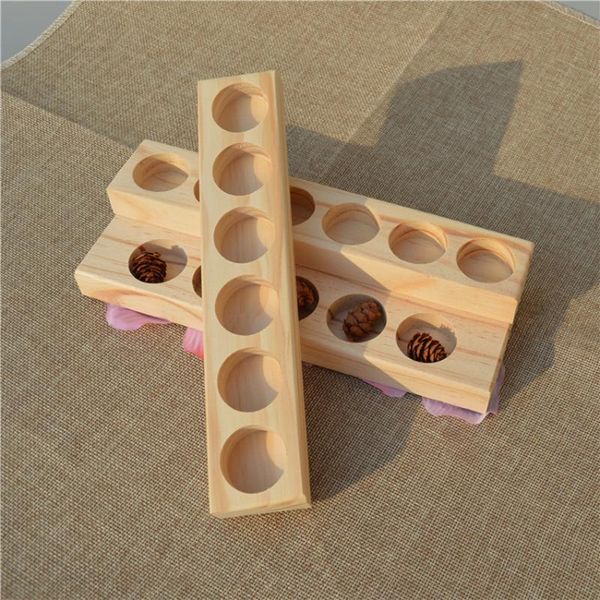 

gift wrap 2pc/lot 18x5x2cm 2.8cm hole* 1.5cm depth, special oil display stand, storage box rack, wooden bottle boxes