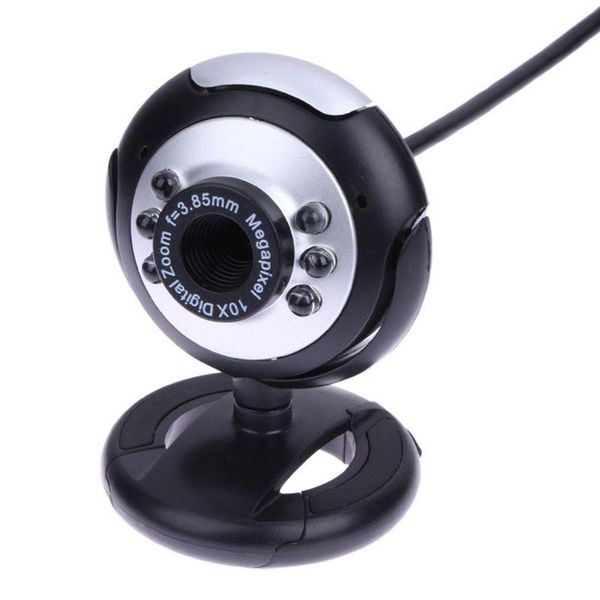 

webcams clip-on night vision six-lamp computer camera lapwebcam video zoom home pography lens accessories