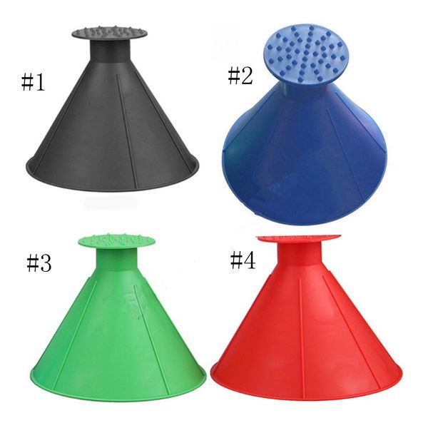 

magic window windshield car ice new housekeeping scraper cone shaped funnel snow remover tool 4 colors