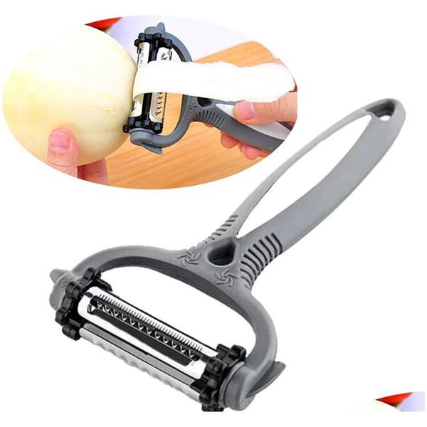 

2018 multifunctional 360 degree rotary slicer carrot potato peeler vegetable cutter fruit melon planer grater kitchen gadgets 0ru8c