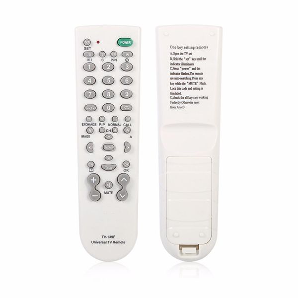 2021 TV inteligente unidade de controle remoto TV-139F substituição controlador branco