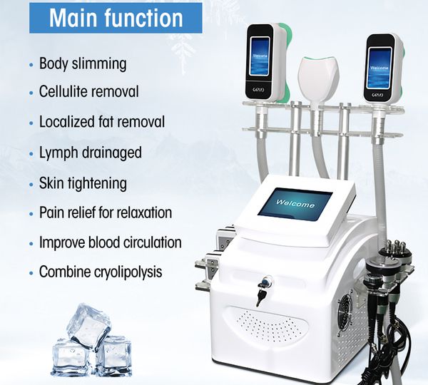 

cryolipolysis fat e machine laser lipo body sculpting slimming machine ultrasonic cavitation machine cryo slim vccum rf liposuction
