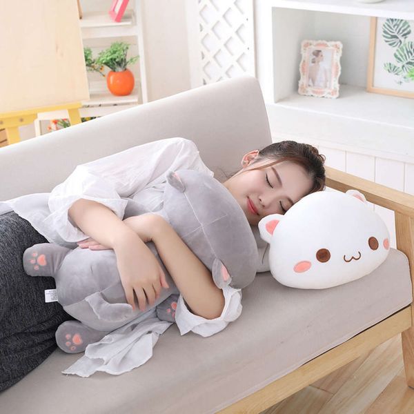 

pillow plush cat massage cute large toy kitten baby doll girl gift 56s3