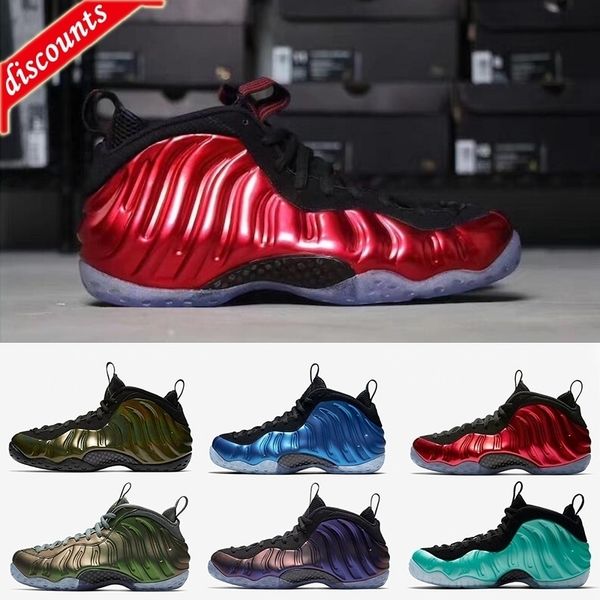 

basketball shoes penny hardaway mens sports shoe foam og royal eggplant metallic red legion green mens trainers sneakers size 8-13